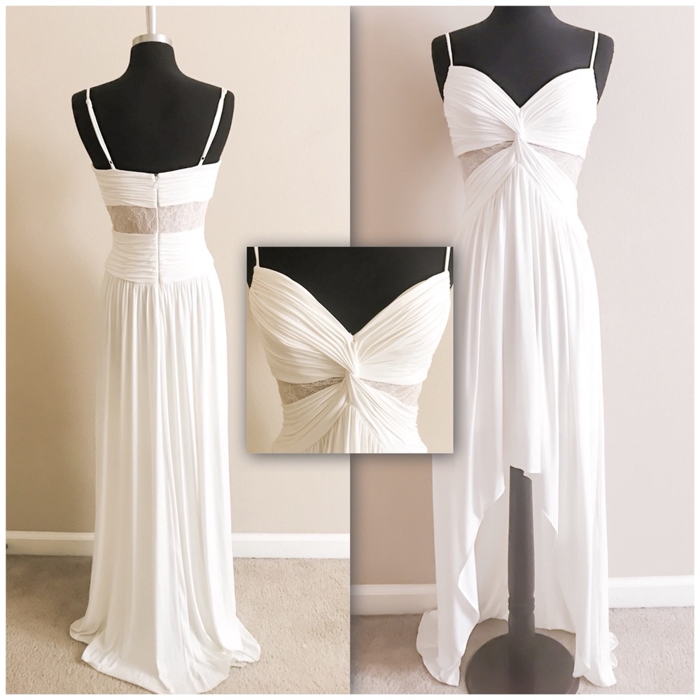 Gorgeous off white cocktail dress.
